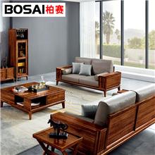 喔喔哒-BOSAI柏赛家具 初遇至品系列 乌金木沙发HK-02